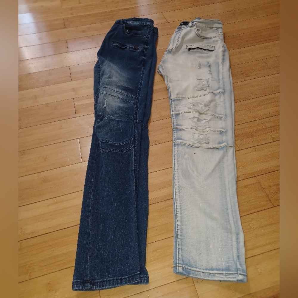 Men's distressed jeans bundle 34